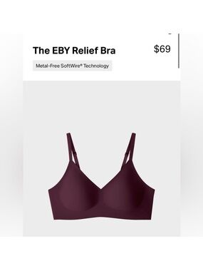 EBY Relief Wireless Bra XL